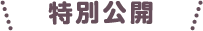 特別公開