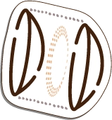 サンドイッチ構造　アイコン