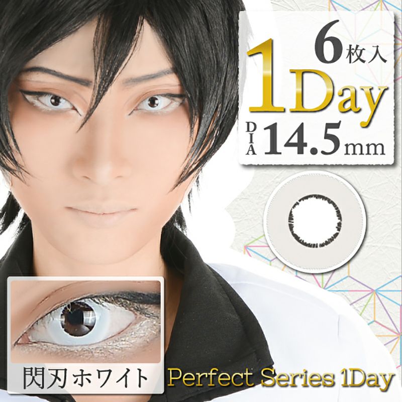 Perfect Series1day パーフェクトシリーズワンデー 閃刃ホワイト(1箱6